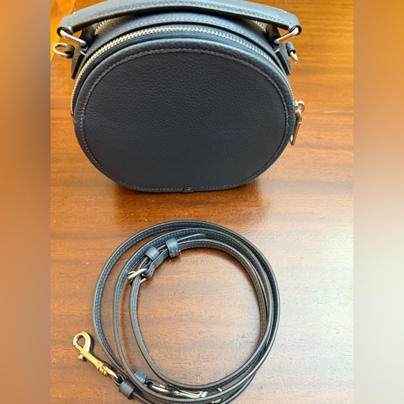 Coach Dark Denim Blue Crossbody Bag - Picture 4 of 8